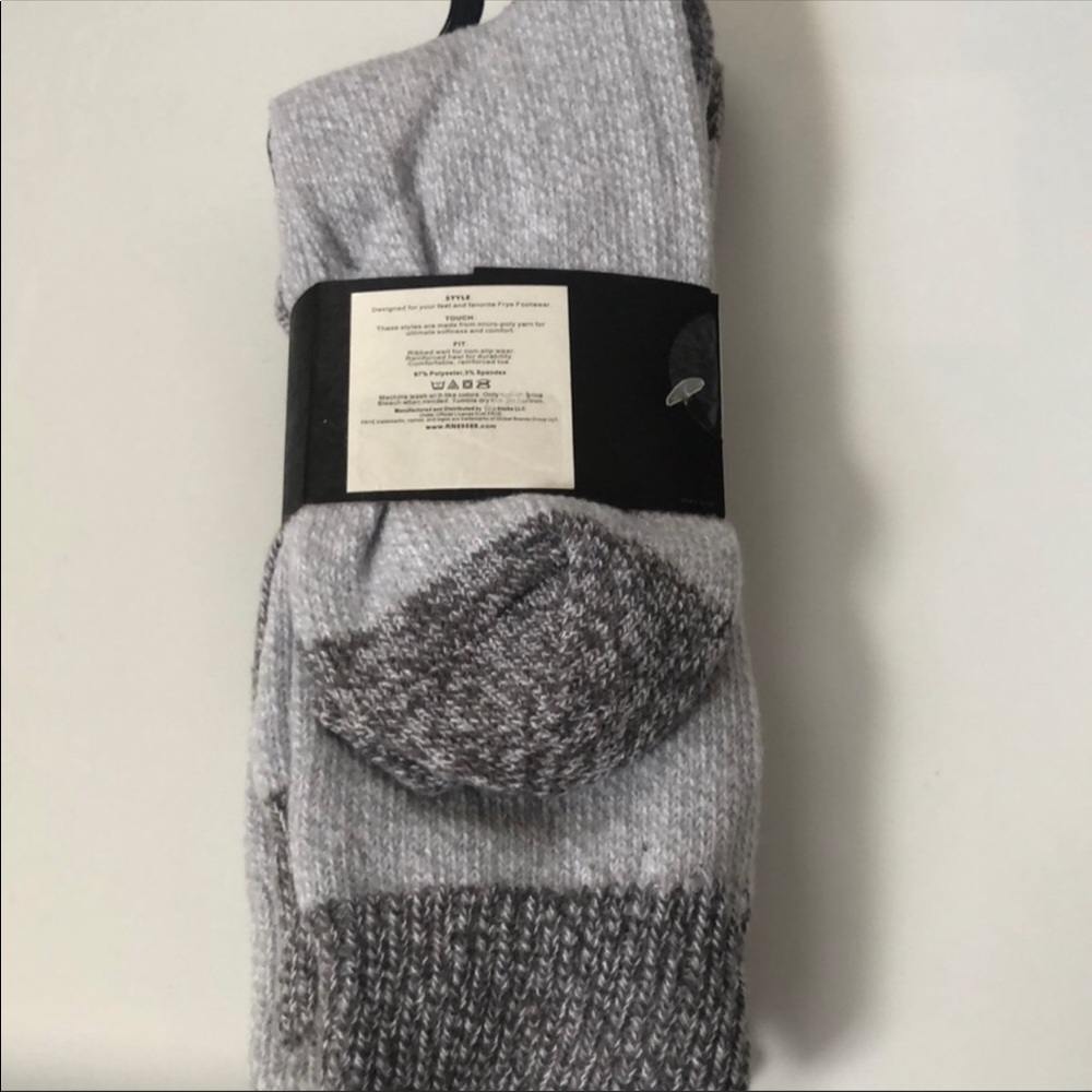 Frye Boot Socks pkg of 2 pair - Picture 4 of 5